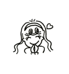 あの頃の女の子 スタンプ文字なし（個別スタンプ：16）