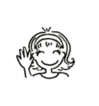 あの頃の女の子 スタンプ文字なし（個別スタンプ：26）