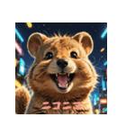 クォッカのかわいい表情集3（個別スタンプ：19）