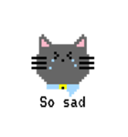 使いやすい ドット猫さん（個別スタンプ：13）