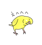 セキセイインコの可愛い1日（イエロー）（個別スタンプ：26）
