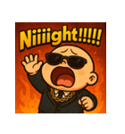 繋げて！！グラサンスーツベビ。（個別スタンプ：4）