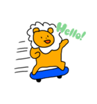 白いたてがみのライオンくん125歳。（個別スタンプ：15）