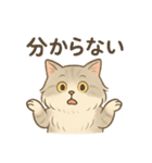 もふもふねこ 日常編（個別スタンプ：11）