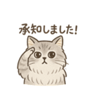 もふもふねこ 日常編（個別スタンプ：21）