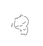白いねこたち（個別スタンプ：1）