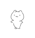 白いねこたち（個別スタンプ：2）