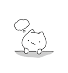白いねこたち（個別スタンプ：3）
