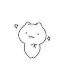 白いねこたち（個別スタンプ：5）