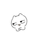 白いねこたち（個別スタンプ：7）