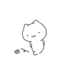 白いねこたち（個別スタンプ：8）