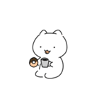 白いねこたち（個別スタンプ：15）
