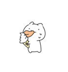 白いねこたち（個別スタンプ：16）