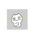 白いねこたち（個別スタンプ：21）