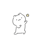 白いねこたち（個別スタンプ：24）