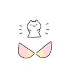 白いねこたち（個別スタンプ：28）