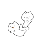 白いねこたち（個別スタンプ：30）