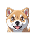 あなたへ贈る花束、柴犬普段使い♡（個別スタンプ：35）