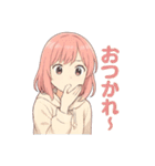 おんなのこのスタンプ_1（個別スタンプ：22）