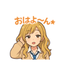 おんなのこのスタンプ_2（個別スタンプ：1）