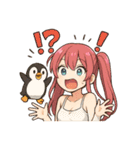 おんなのこのスタンプ_2（個別スタンプ：10）