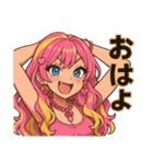 おんなのこのスタンプ_3（個別スタンプ：1）