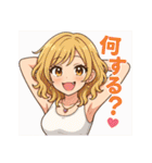 おんなのこのスタンプ_3（個別スタンプ：18）