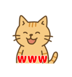 茶トラ猫くんの日常スタンプ（個別スタンプ：3）