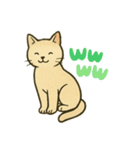 シンプルで使いやすいねこスタンプ（個別スタンプ：2）