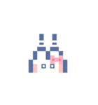 お顔うしゃぎ！！5 ピンク（個別スタンプ：6）