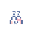 お顔うしゃぎ！！5 ピンク（個別スタンプ：7）