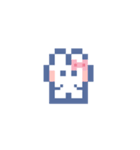 お顔うしゃぎ！！5 ピンク（個別スタンプ：8）