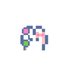 お顔うしゃぎ！！5 ピンク（個別スタンプ：9）