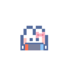 お顔うしゃぎ！！5 ピンク（個別スタンプ：22）