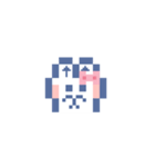 お顔うしゃぎ！！5 ピンク（個別スタンプ：32）