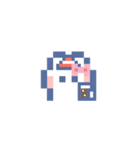 お顔うしゃぎ！！5 ピンク（個別スタンプ：33）