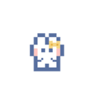 お顔うしゃぎ！！5 黄色（個別スタンプ：8）