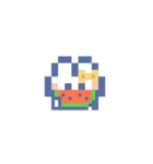 お顔うしゃぎ！！5 黄色（個別スタンプ：10）