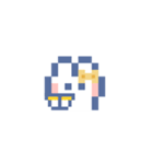 お顔うしゃぎ！！5 黄色（個別スタンプ：15）