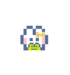 お顔うしゃぎ！！5 黄色（個別スタンプ：24）