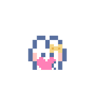お顔うしゃぎ！！5 黄色（個別スタンプ：30）