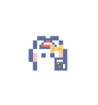お顔うしゃぎ！！5 黄色（個別スタンプ：33）