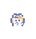 お顔うしゃぎ！！5 黄色（個別スタンプ：35）