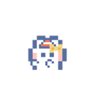 お顔うしゃぎ！！5 黄色（個別スタンプ：36）