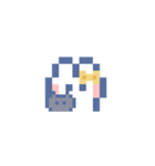 お顔うしゃぎ！！5 黄色（個別スタンプ：38）