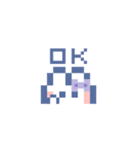 お顔うしゃぎ！！5 紫色（個別スタンプ：1）
