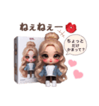 箱の中からしゃべっちゃうギャルドール❤︎（個別スタンプ：2）