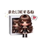 箱の中からしゃべっちゃうギャルドール❤︎（個別スタンプ：12）