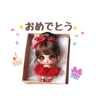 箱の中からしゃべっちゃうギャルドール❤︎（個別スタンプ：32）