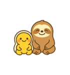 ゆるっと既読返信スタンプのっけとぷるり（個別スタンプ：1）